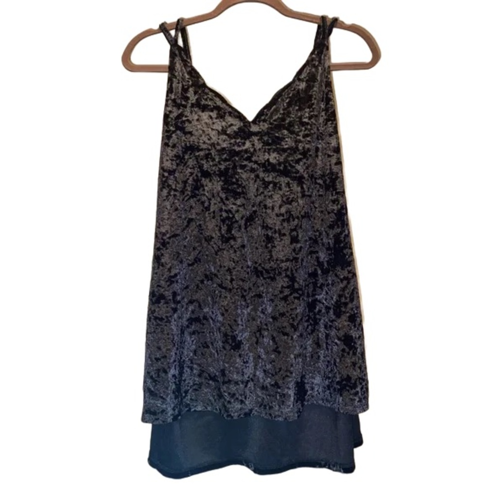 Velvet V-Neck Top